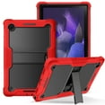 thumbnail image 1 of Galaxy Tab A8 10.5" Case (Model SM-X200 / SM-X205) - TECH CIRCLE [3-in-1] Protective Case Kickstand Shockproof Rugged Case Cover for Samsung Galaxy Tab A8 10.5-inch 2021 Release Tablet, Red, 1 of 8