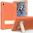 thumbnail image 1 of Galaxy Tab A8 (10.5") Case (SM-X200) - TECH CIRCLE Shockproof Kickstand Simple Rugged Case for 2022 Samsung Galaxy Tab A8 10.5-Inch Android Tablet, Orange, 1 of 6
