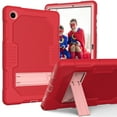 thumbnail image 1 of Galaxy Tab A8 (10.5") Case (SM-X200) - TECH CIRCLE Shockproof Kickstand Simple Rugged Case for 2022 Samsung Galaxy Tab A8 10.5-Inch Android Tablet, Red, 1 of 7