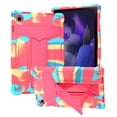 thumbnail image 1 of Galaxy Tab A8 (10.5") Case - TECH CIRCLE 3-Layers Protection Shockproof Case, with Kickstand, Protective Rugged Cover for 2021 Release Samsung Galaxy Tab A8 Tablet Model SM-X200/X205, Colorful+Rose, 1 of 4
