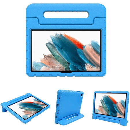 Galaxy Tab A8 10.5" Case - TECH CIRCLE [Kickstand /Handle] Rugged Case Lightweight Plastic Drop Proof Kids Cover for Samsung Galaxy Tab A8 (10.5-Inch) (SM-X200) 2022 Tablet, Blue