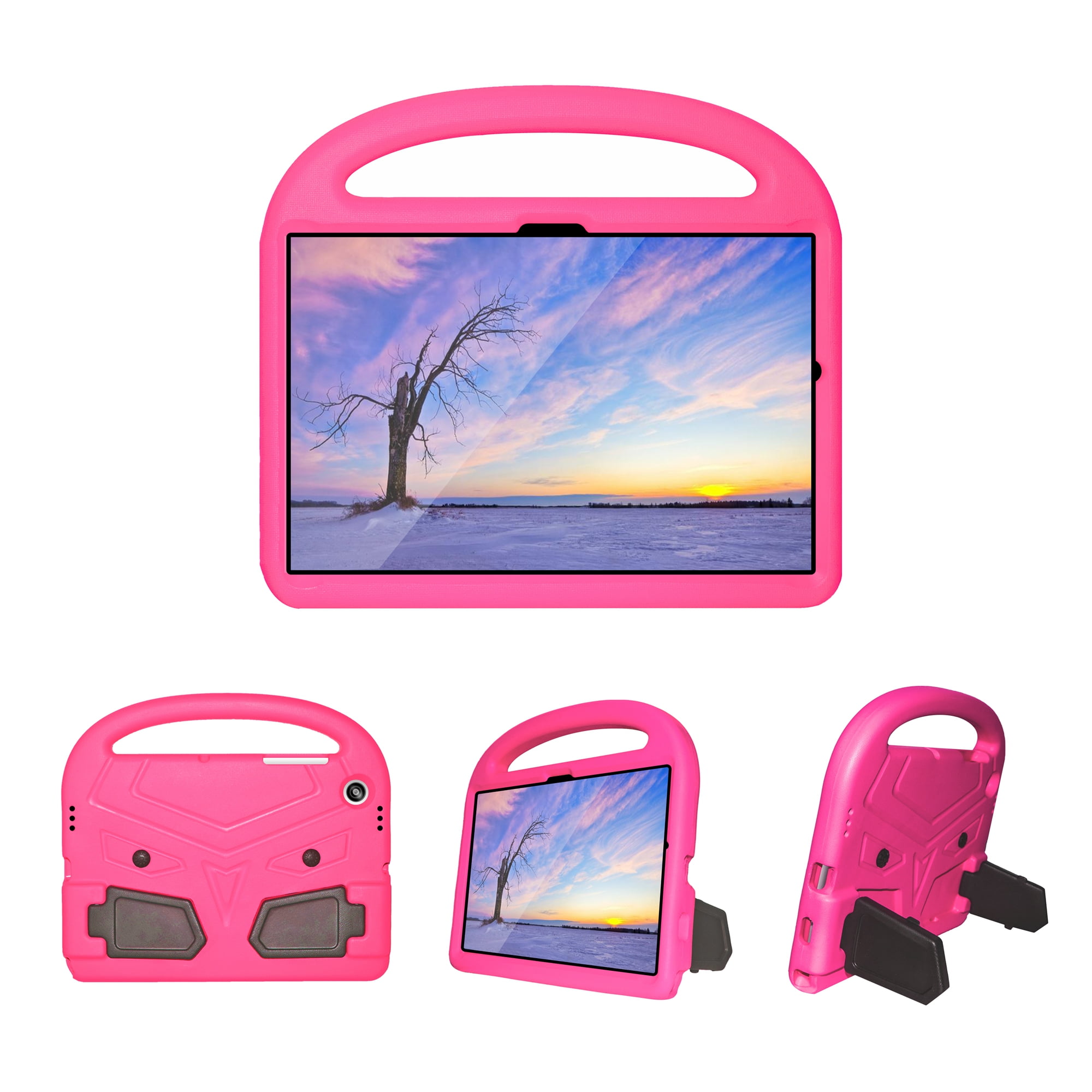 TECH CIRCLE Cute Spider Case for Samsung Galaxy Tab A8 10.5 Tablet 2022  (Model SM-X200/X205) - Heavy Duty Protection Shockproof Rugged Kids Cover  Case with Sturdy Stand / Shoulder Strap, Mint+Rose 