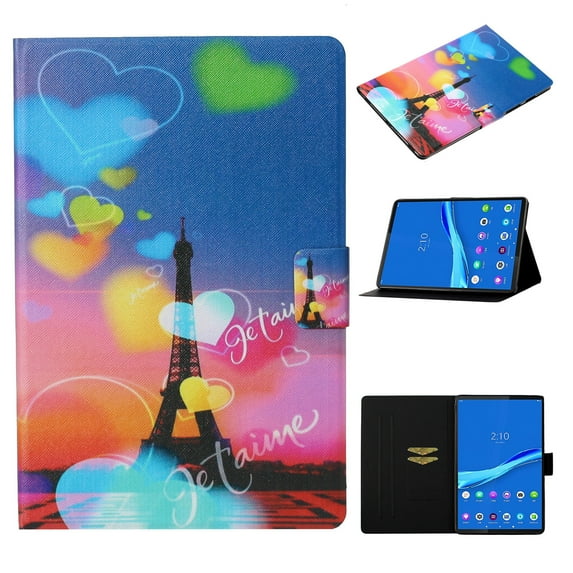 Galaxy Tab A8 10.5 Inch Case 2022, Lightweight PU Leather Folio Shockproof Adjustable Stand Smart Auto Sleep/Wake Wallet Case For Samsung Galaxy Tab A8 10.5" 2022 (SM-X200/X205/X207),Romantic Tower