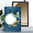 thumbnail image 1 of for Galaxy Tab A9+ 11.0" 2023 SM-X210/X215/X216 Floral Pattern Case, Luxury Ultra Slim Flexible Lightweight Anti-Fingerprint Drop Protective Heat Dissipation with Soft TPU Cover, Butterfly Flower, 1 of 6