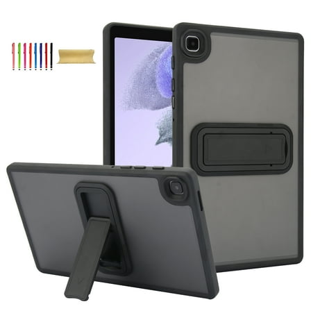 Galaxy Tab A9+ Plus 11 Inch Case, Slim Fit Hard PC TPU Shockproof Kickstand Bumper Anti-Scratch Drop Protection Lightweight Case Cover for Samsung Galaxy Tab A9+ 11" SM-X210 X216 X218, Black