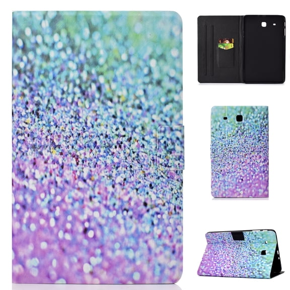 Galaxy Tab E 9.6" SM-T560 Case (NOT FOR SM-T560NU), Allytech PU Leather Folio Multi Angles Stand Smart Cover with Card Slots for Samsung Galaxy Tab E 9.6" SM-T560, Sand