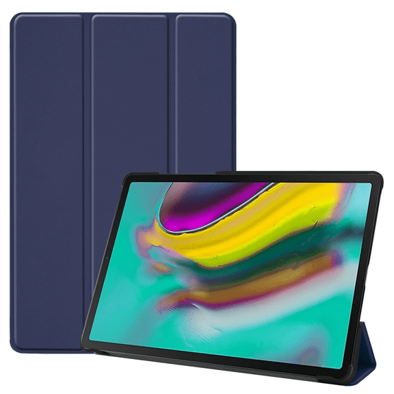 For Galaxy Tab S5e Cover, Smartphone Cover Tri-Fold Stand Slim and Lightweight with Auto Sleep/Wake Function for Samsung Galaxy Tab S5e SM-T720; SM-T725 Dark Blue