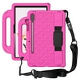thumbnail image 1 of Galaxy Tab S6 10.5 Case, Kids Case for Galaxy Tab s6 10.5 inch - Lightweight Shockproof Protective Handle Stand Case with Shoulder Strap for Samsung Galaxy Tab s6 10.5" 2019 Model SM-T860/T865, Rose, 1 of 9
