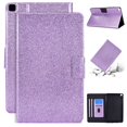 thumbnail image 1 of Galaxy Tab S6 Lite 10.4 2020 Case, Dteck Glitter Sparkle PU Leather Folio Case Multi-angle Viewing Stand Protective Cover with Card Slots for Samsung Galaxy Tab S6 Lite Model SM-P610 P615, Purple, 1 of 6