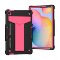 thumbnail image 1 of Galaxy Tab S6 Lite 10.4" Case (SM-P610/P615/P613/P619), Epicgadget Hybrid Shockproof Rugged Drop Protection Cover with Kickstand for Samsung Galaxy Tab S6 Lite 10.4 Inch 2020/2022 Tablet (Black/Pink), 1 of 5
