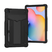 Galaxy Tab S6 Lite 10.4" Case (SM-P610/P615/P613/P619), Epicgadget Hybrid Shockproof Rugged Drop Protection Cover with Kickstand for Samsung Galaxy Tab S6 Lite 10.4 Inch 2020/2022 Tablet (Black/Black)