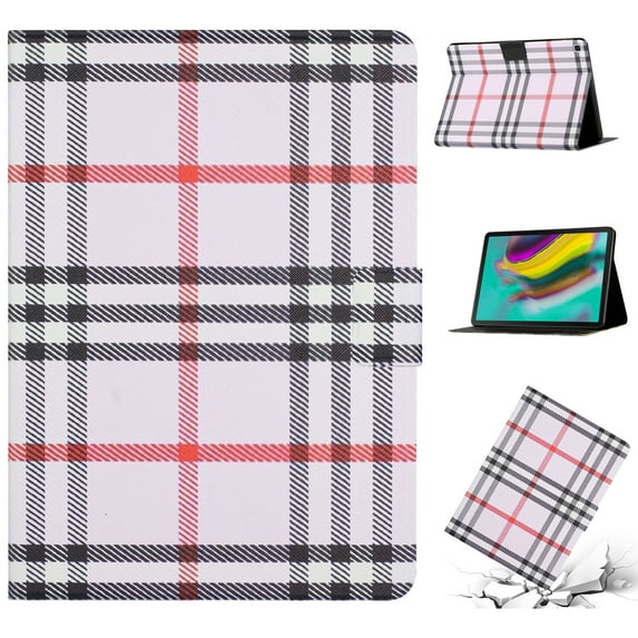 Galaxy Tab S6 Lite 10.4 Inch 2020 Case, Allytech PU Leather Case with Auto Wake Sleep Stand Card Holder TPU Bumper Protective Case for Samsung Galaxy S6 Lite SM-P610/P615, Lightpurple