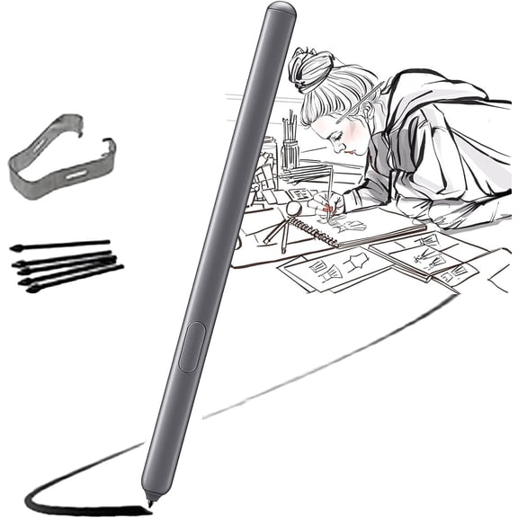 Galaxy Tab S6 Stylus Pen Replacement for Samsung Galaxy Tab S6 SM-T860 T860 T865 T867 Stylus Touch S Pen withoutBluetooth(Mountain Gray)