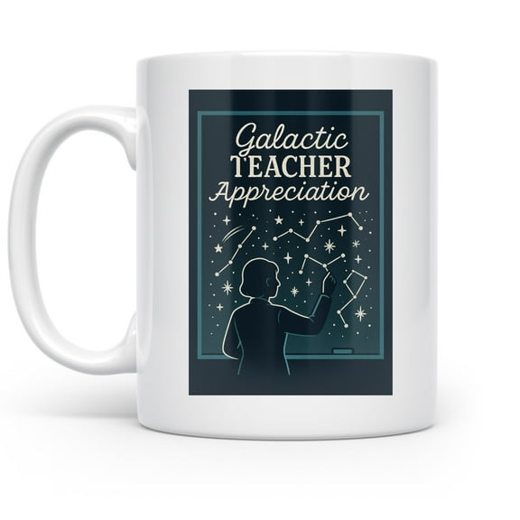 Galaxy Teacher Design - Educators - 11 oz Ceramic Coffee Mug