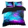 thumbnail image 1 of Galaxy Theme Blue Purple Design Duvet Cover Full Size for Boys Teens Kids Gifts Starry Dream Sky Be, 1 of 5