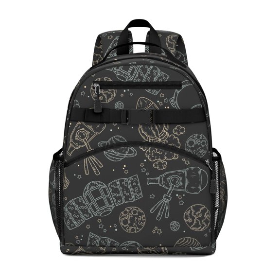 Galaxy Toddler Backpack Spacious Adjustable Shoulder Straps Chest Buckle Durable Backpack For Student