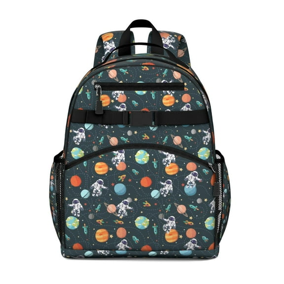 Galaxy Toddler Backpack Spacious Adjustable Shoulder Straps Chest Buckle Durable Backpack For Student