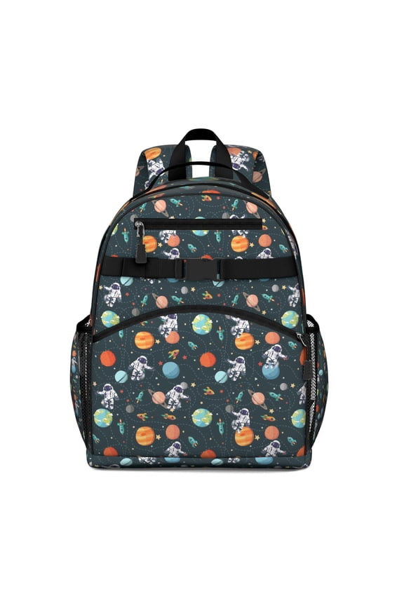 Galaxy Toddler Backpack Spacious Adjustable Shoulder Straps Chest Buckle Durable Backpack For Student