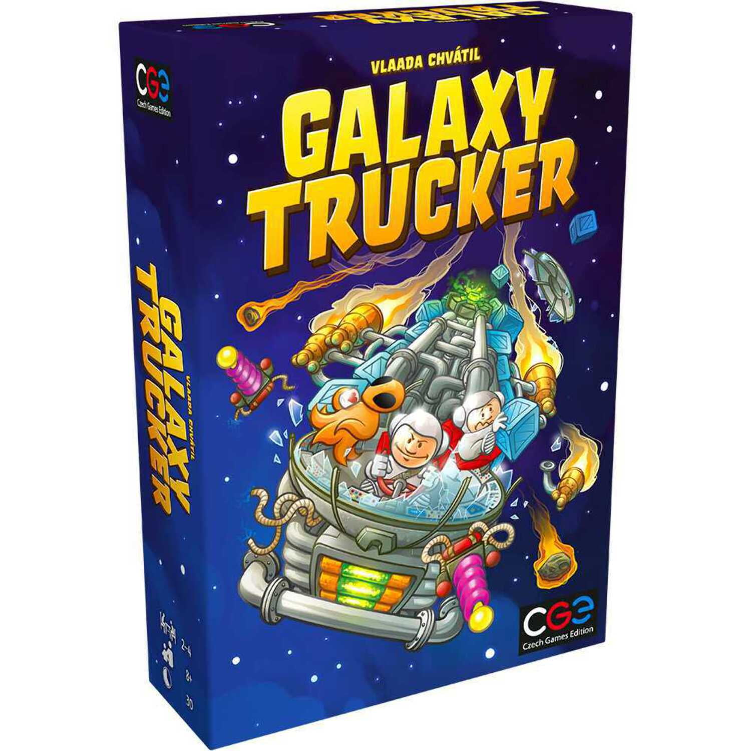 Galaxy Trucker 2nd Edition Board Game by CGE Czech Games Edition, Real-Time Space Game for Families
