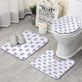 thumbnail image 1 of Galaxy Unicorn Pattern Bathroom Rugs Sets 3 Piece,Toilet Cover Set,Absorbent Non Slip Bathroom Mats Sets with U-Shaped Contour Rug Toilet Rug Set, 1 of 5