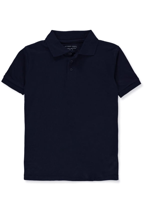 Uniform Boys' Short-Sleeved Pique Polo Shirt - navy, 4 (Little Boys)