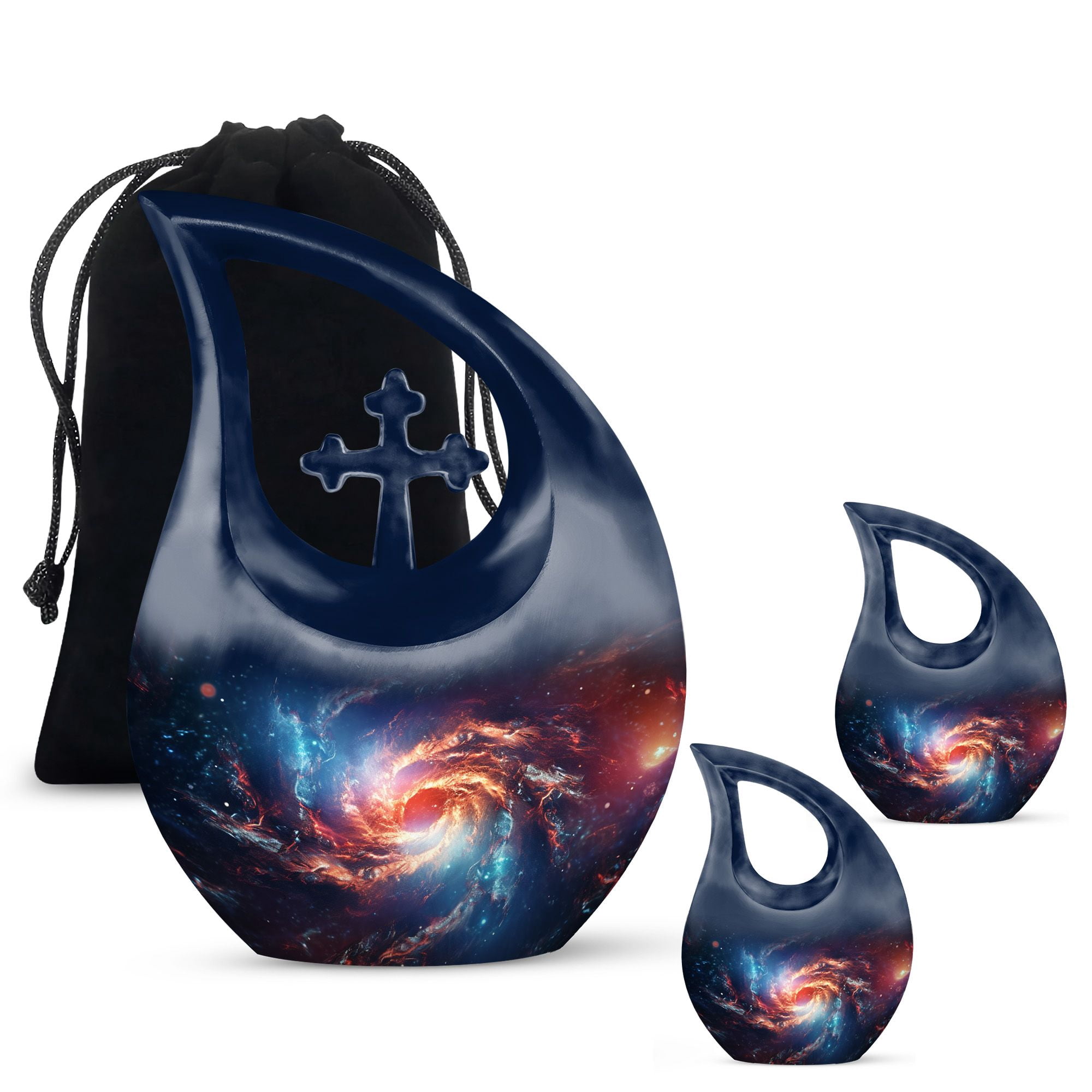 Galaxy Urn - Urn For Ashes Adult Male - Ash Urns For Humans - Cremation ...