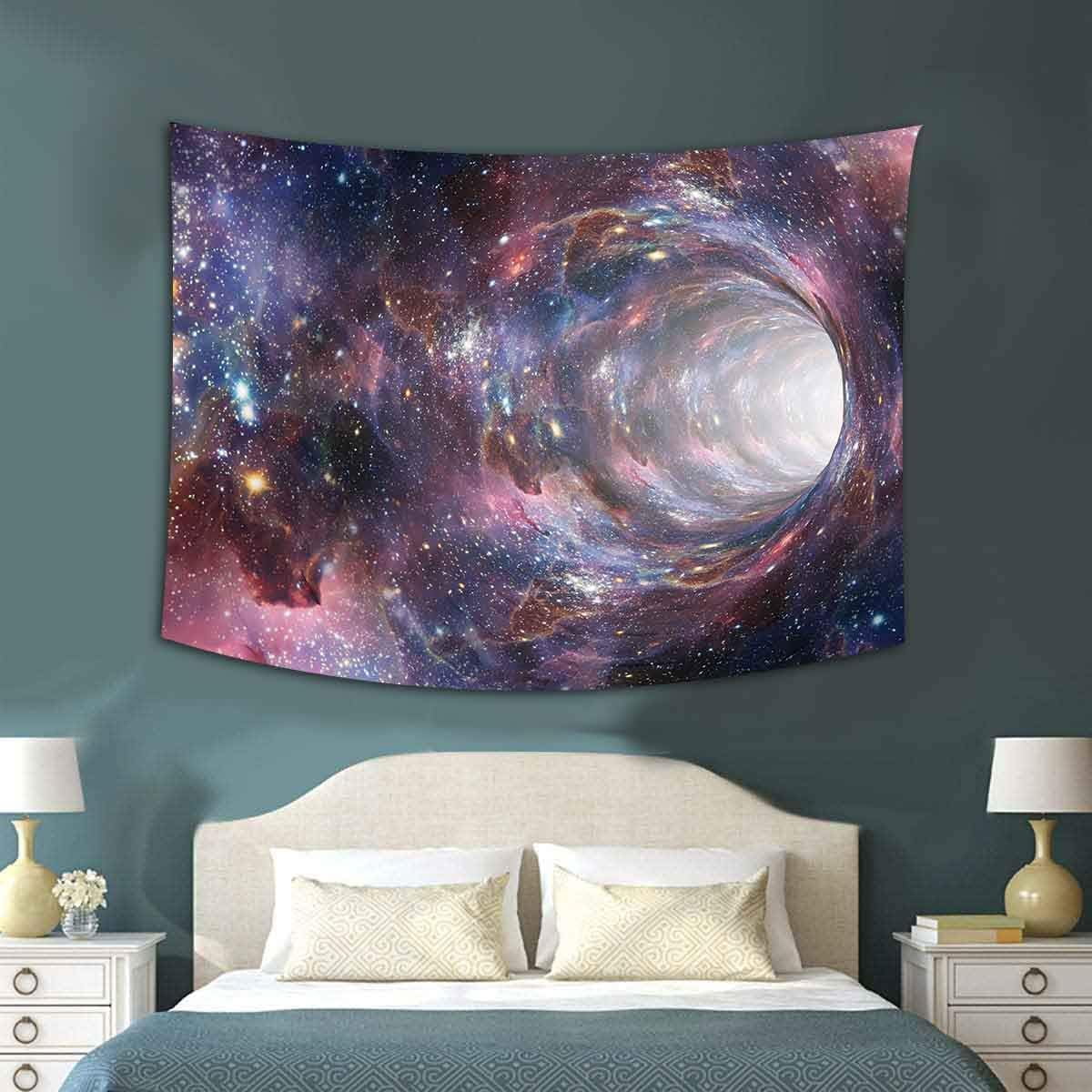 Galaxy Wall Tapestry With Psychedelic Milky Way Wormhole Design 60 x 40 ...