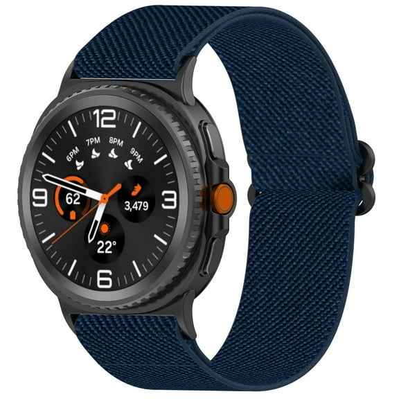 Galaxy Watch 8 Classic Elastic Nylon Replacement Band for 40mm 44mm Smartwatch Durable Adjustable Wristband Compatible with Watch 8