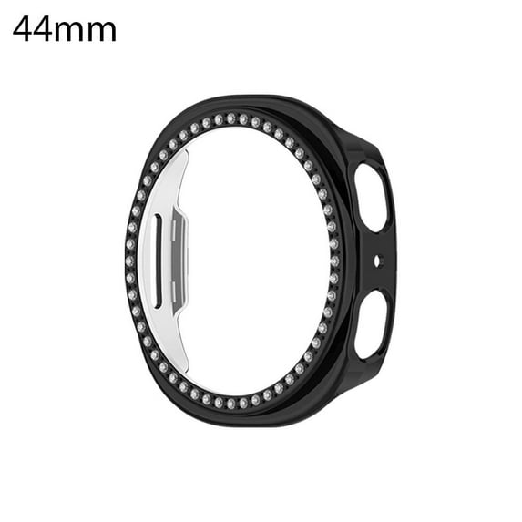 For Galaxy Watch8 40mm Diamond Watch Case, Electroplated Silver, Black, Rose Gold, Frosted Starlight, Protective Cover for Scratches and Wear, Lightweight PC Material, 20g, 1pc