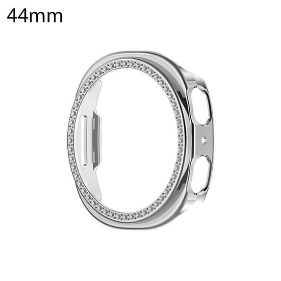 For Galaxy Watch8 40mm Diamond Watch Case, Electroplated Silver, Black, Rose Gold, Frosted Starlight, Protective Cover for Scratches and Wear, Lightweight PC Material, 20g, 1pc