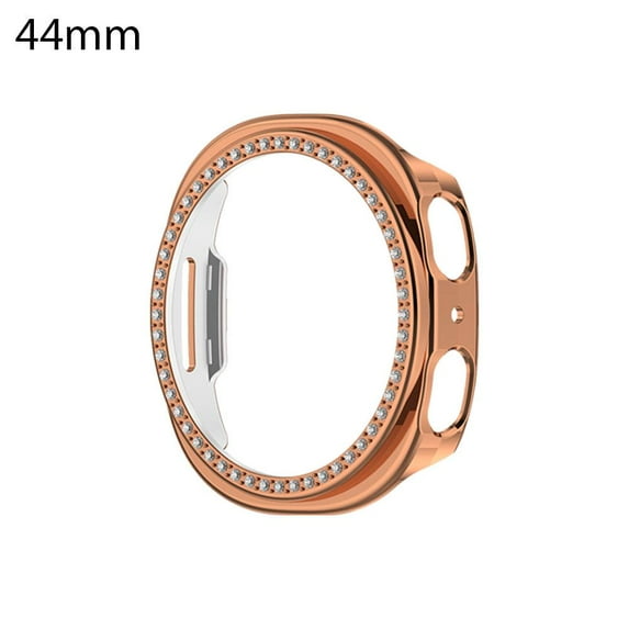 For Galaxy Watch8 40mm Diamond Watch Case, Electroplated Silver, Black, Rose Gold, Frosted Starlight, Protective Cover for Scratches and Wear, Lightweight PC Material, 20g, 1pc