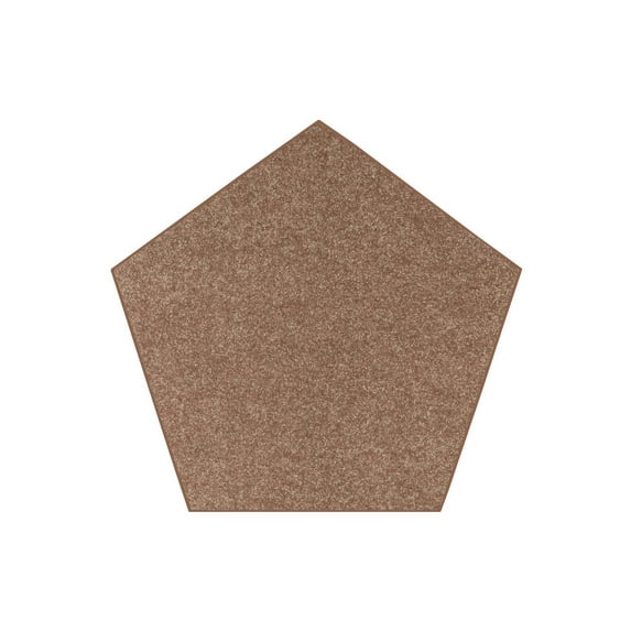 Galaxy Way Kids Favorite Brown 6' Pentagon - Area Rug