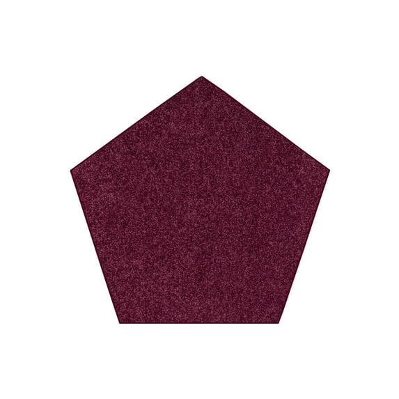 Galaxy Way Kids Favorite Cranberry 5' Pentagon - Area Rug