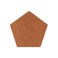 thumbnail image 1 of Ambiant Pet Friendly Solid Color Area Rugs Rust - 3' Pentagon, 1 of 4