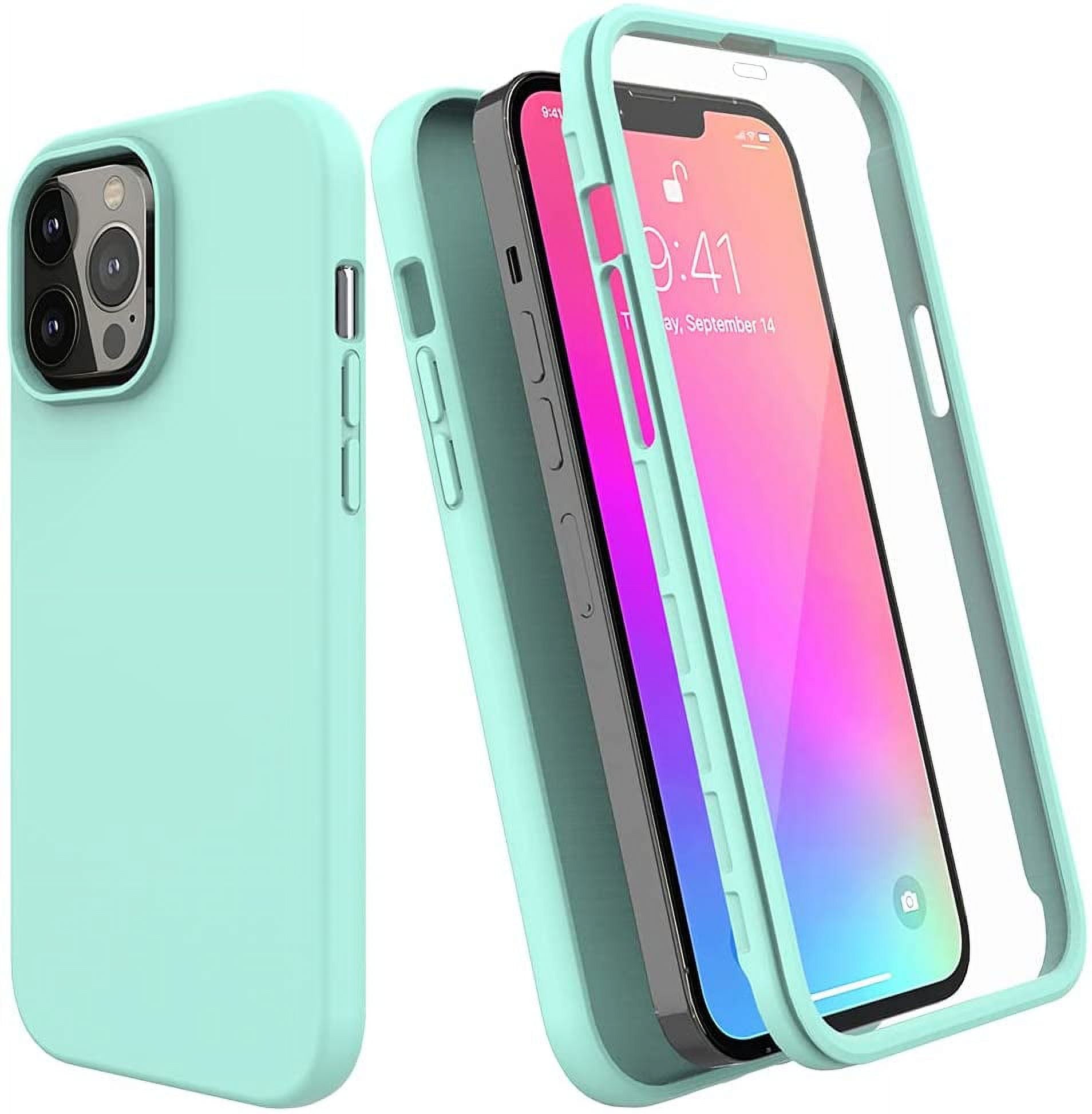 iPhone 13 Pro Max Case with Screen Protector, Protective Built-in Screen  Case