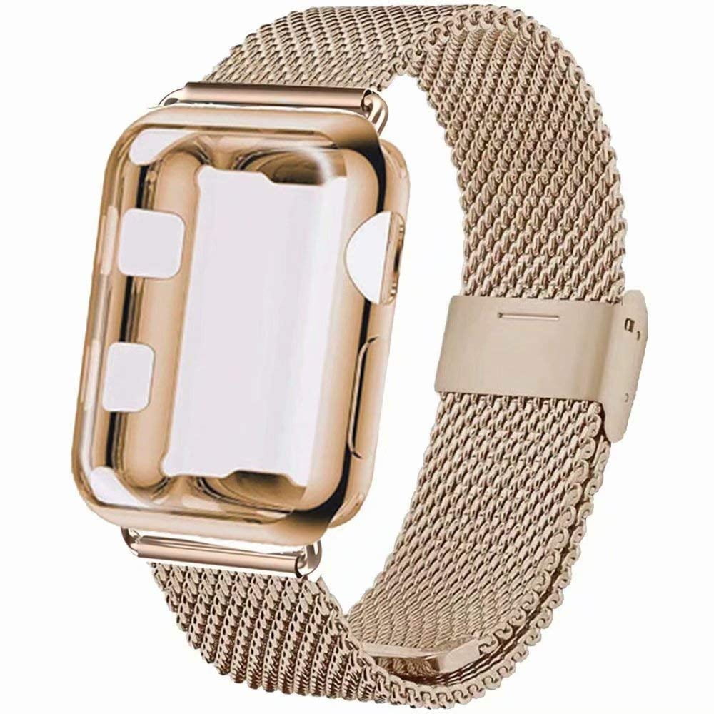Rose Gold Milanese Apple Watch Gold Band Combinations Rose Gold