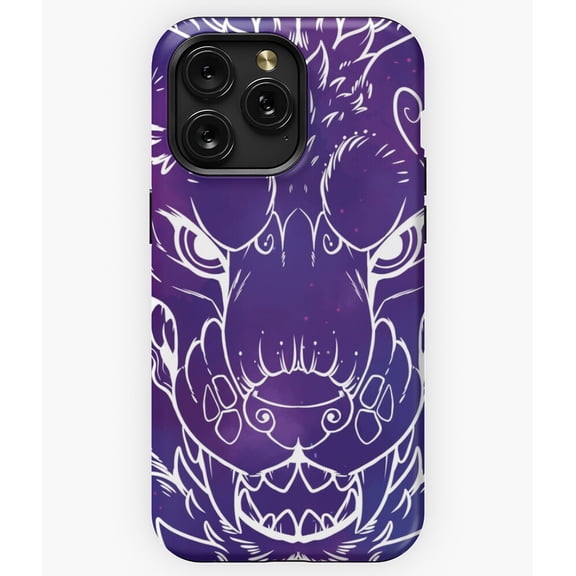 Galaxy Wolf Cosmic Space Stars Howl G5584 Phone Case for iPhone17 16 15 14 13 12 11 Pro Max