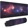 thumbnail image 1 of Galaxy XL Large Gaming Mouse Pad for Desk, Extended Mousepad Desk Mat Desktop, Big Long Stellar System and Gas Nebula Deskmat for Laptop, Keyboard, Computer for Men Office (Blue Purple, 31.5*11.8 in), 1 of 6