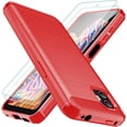 thumbnail image 1 of for Galaxy Xcover 6 Pro Case,Galaxy Xcover Pro 2 Case with 2pcs Screen Protector Shock-Absorption Flexible TPU Rubber Protective Cell Phone Cover for Samsung Galaxy Xcover 6 Pro(Red), 1 of 13