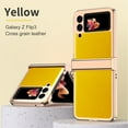 thumbnail image 1 of Galaxy Z Flip 3 5G Case, Luxury Slim Drop Protection Rugged Cover Anti-Scratch Shookproof Protective Phone Case for Galaxy Z Flip 3 2021,Yellow, 1 of 9