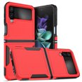 thumbnail image 1 of Galaxy Z Flip 4 Case, Allytech Military Grade Protective Anit-Scratch Shockproof Drop Proof Bumper Defender Back Cover Case for Samsung Galaxy Z Flip 4 5G - Red, 1 of 5