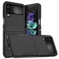 thumbnail image 1 of Galaxy Z Flip 4 Case, Allytech Military Grade Protective Anit-Scratch Shockproof Drop Proof Bumper Defender Back Cover Case for Samsung Galaxy Z Flip 4 5G - Black, 1 of 5