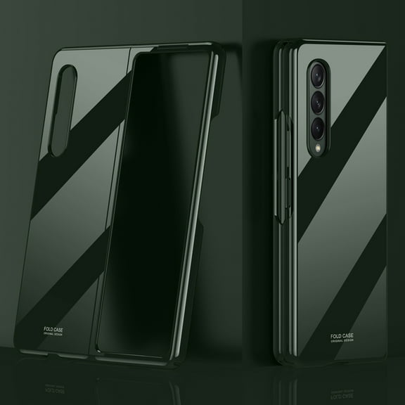 Galaxy Z Fold 3 Case, Ultra Thin Hard PC Shookproof Folding Protection Cover Anti-Drop Wear-Resistant Phone Cover for Samsung Galaxy Z Fold 3,Green