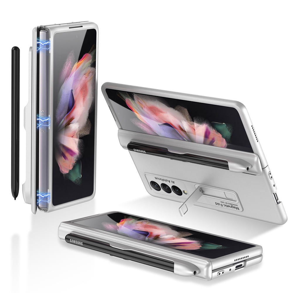 Galaxy Z Fold 3 Case with Pen Holder, Dteck Samsung Fold 3