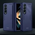 thumbnail image 1 of Galaxy Z Fold 4 Case, Premium PC Case for Samsung Z Fold 4, [Hinge Protection Technology] Rugged Shockproof Military Anti-Fall Anti-Scratch Shock-Absorption Folding Protection Phone Cover, Blue, 1 of 7