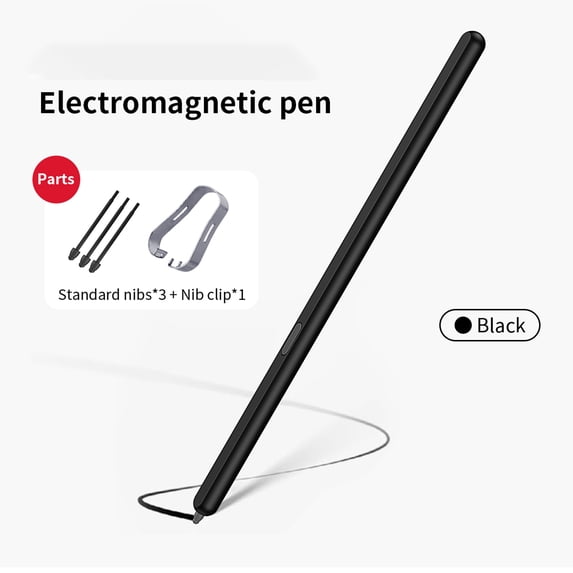 Galaxy Z Fold 4/ Fold 3 S Pen Fold Edition Replacement for Samsung Galaxy Z Fold 4/3 5G Touch Stylus S Pen + Tips/Nibs,Black