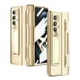 thumbnail image 1 of for Galaxy Z Fold 6 5G Case, [Full Cover Hinge Protection] Transparent Shockproof Protective Phone Case with Built-in Screen Protector & Magnetic Kickstand for Samsung Z Fold 6 5G, Gold, 1 of 7