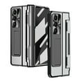 thumbnail image 1 of for Galaxy Z Fold 7 5G Case, [Full Cover Hinge Protection] Transparent Shockproof Protective Phone Case with Built-in Screen Protector & Magnetic Kickstand for Samsung Z Fold 7 5G, Black, 1 of 7