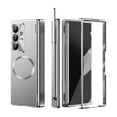 thumbnail image 1 of Galaxy Z Fold 7 Case with Screen Protector & Stylus - TECH CIRCLE Compatible with MagSafe & Wireless Charging, Magnetic Hinge Protection, Full Body Shockproof Anti-Scratch Hard PC Cover, Silver, 1 of 10