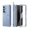 thumbnail image 1 of Galaxy Z Fold 7 Case with Screen Protector & Stylus - TECH CIRCLE Compatible with MagSafe & Wireless Charging, Magnetic Hinge Protection, Full Body Shockproof Anti-Scratch Hard PC Cover, Blue, 1 of 12